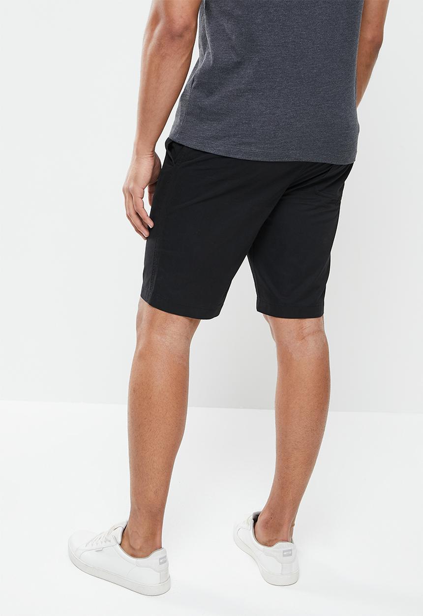 Giordano - Cotton ds1 short - black