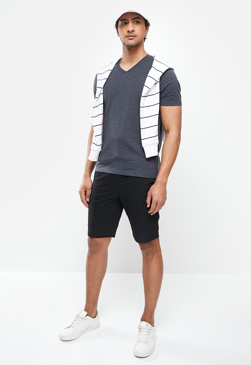 Giordano - Cotton ds1 short - black