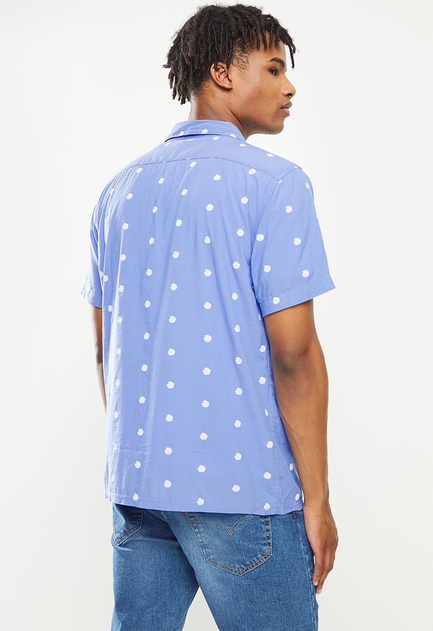 Levi’s® - Short sleeve classic camper stamp dot ultramarine - blue