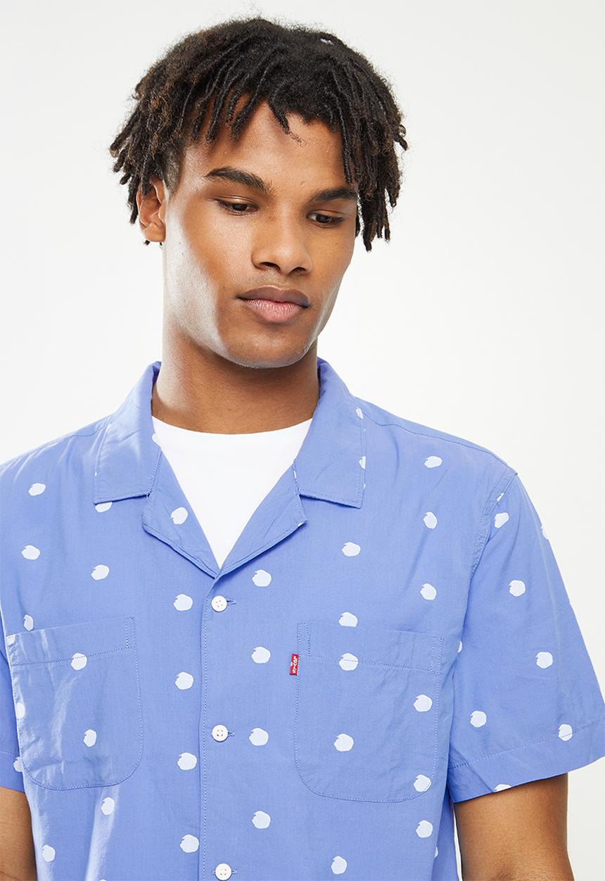 Levi’s® - Short sleeve classic camper stamp dot ultramarine - blue