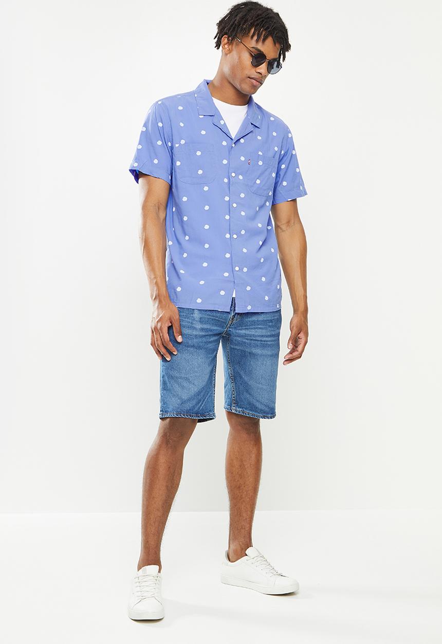 Levi’s® - Short sleeve classic camper stamp dot ultramarine - blue