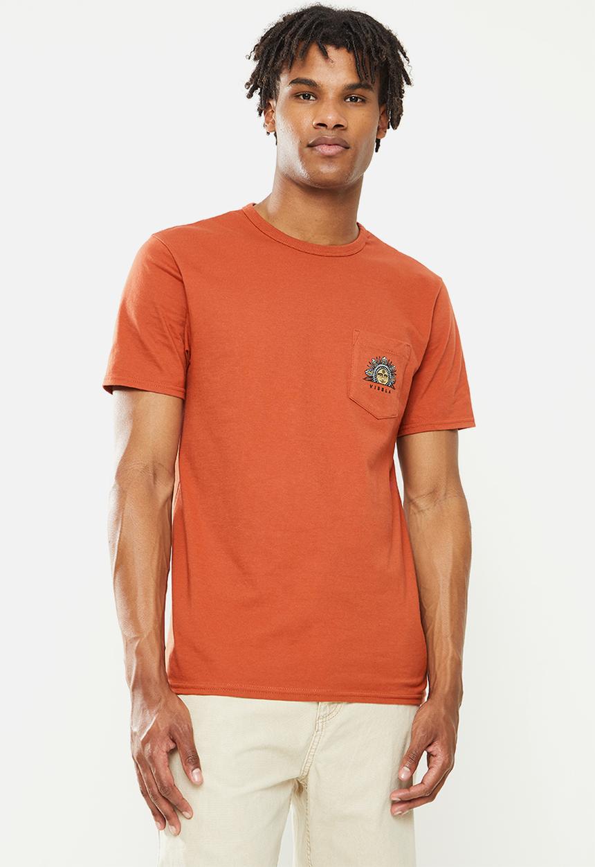 Vissla  - Sun god organic pkt tee - rusty red