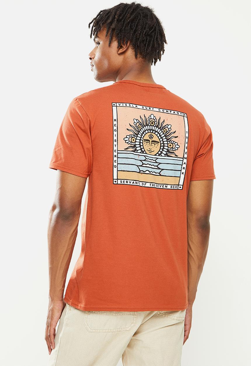 Vissla  - Sun god organic pkt tee - rusty red
