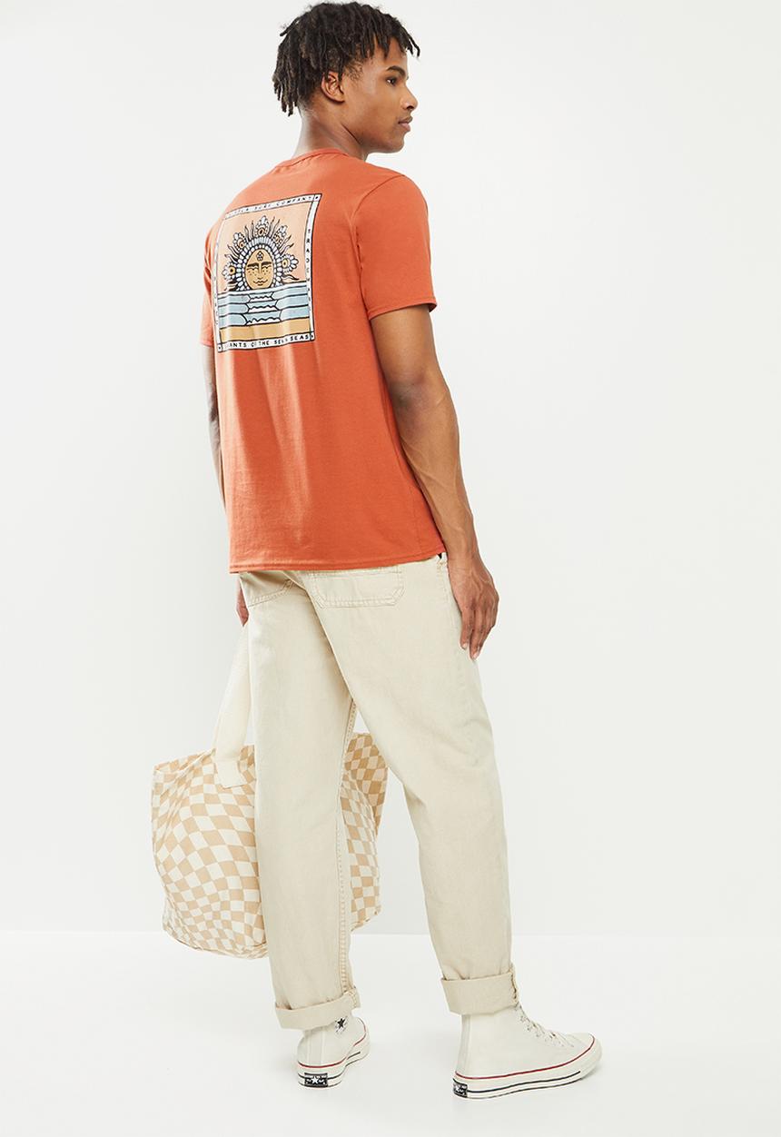Vissla  - Sun god organic pkt tee - rusty red