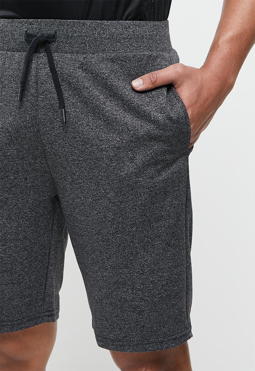 Giordano - Cotton drawstring short - dark grey