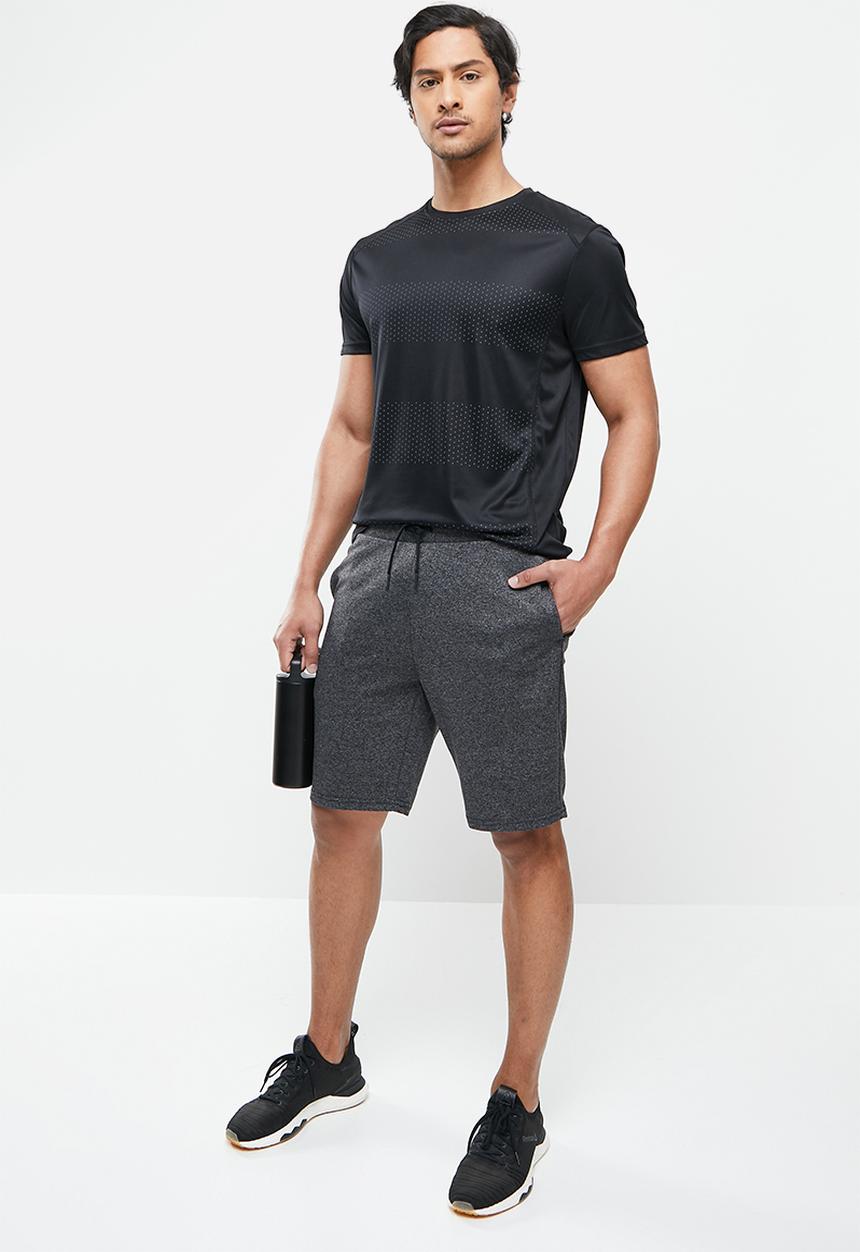 Giordano - Cotton drawstring short - dark grey
