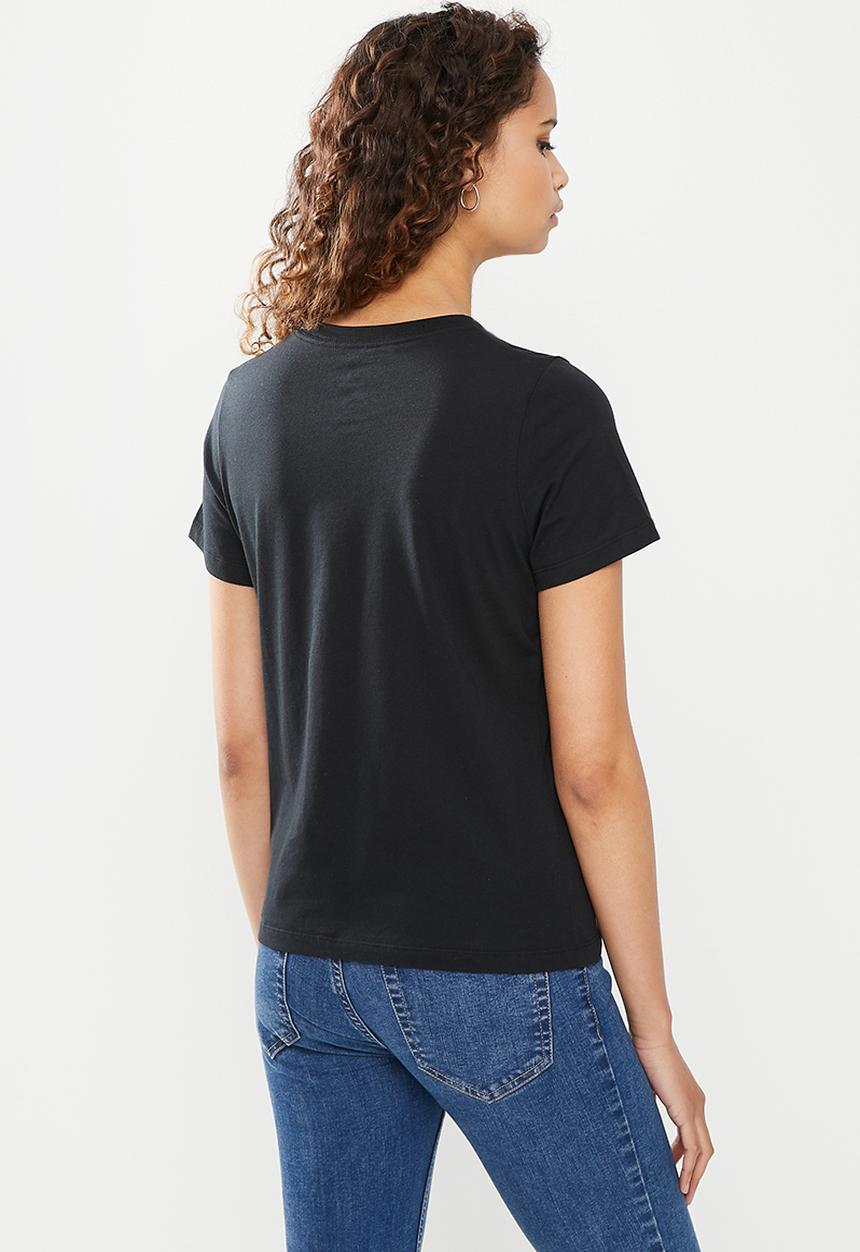 Converse - Hybrid flower chuck patch infill classic tee - black