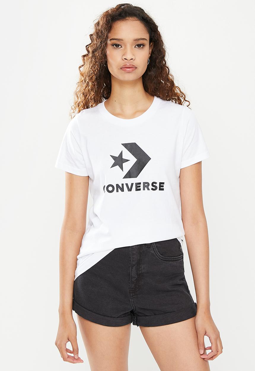Converse - Converse star chevron tee - white