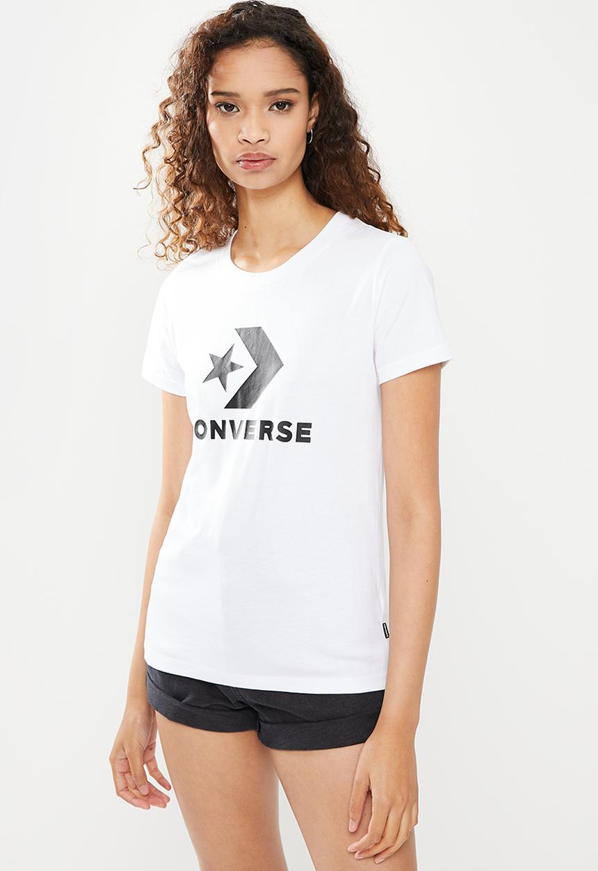 Converse - Converse star chevron tee - white