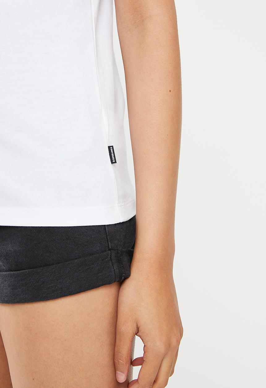 Converse - Converse star chevron tee - white