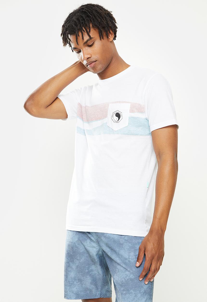 Vissla  - T&c slider short sleeve pocket tee - vintage white