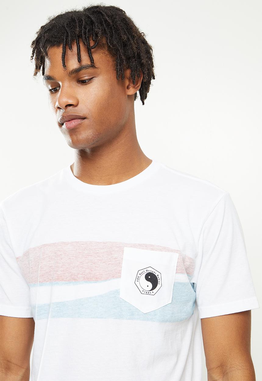 Vissla  - T&c slider short sleeve pocket tee - vintage white
