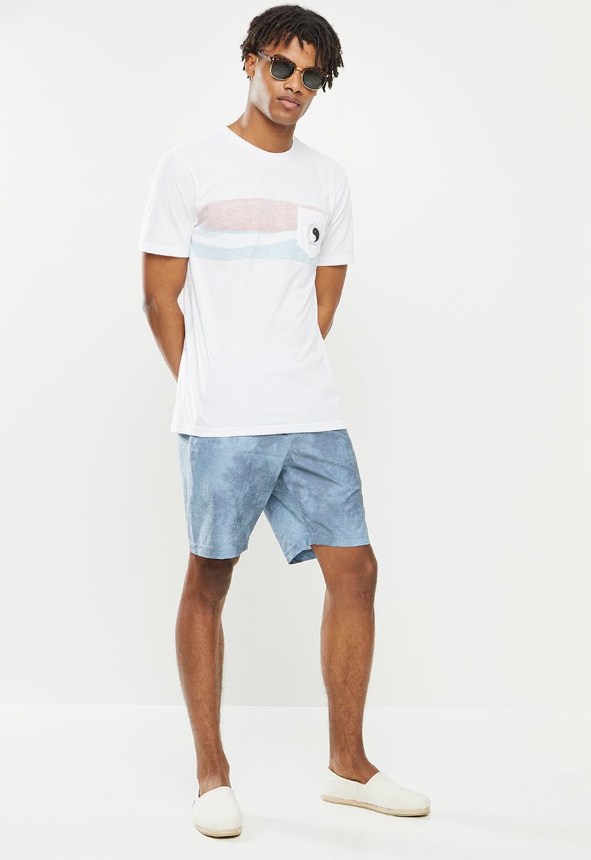 Vissla  - T&c slider short sleeve pocket tee - vintage white