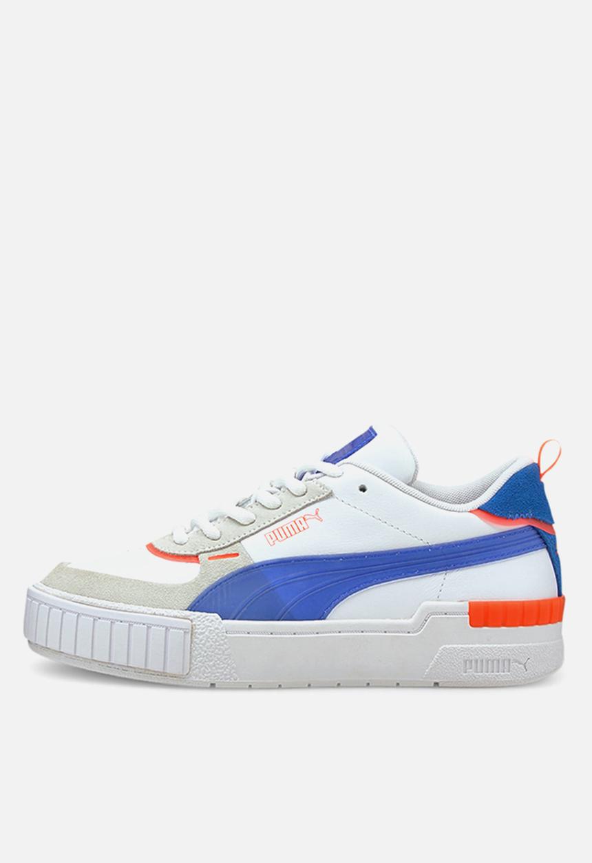 PUMA - Cali sport pop - white-bluemazing-lava blast