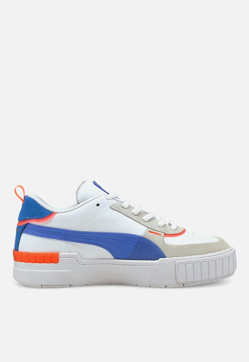PUMA - Cali sport pop - white-bluemazing-lava blast