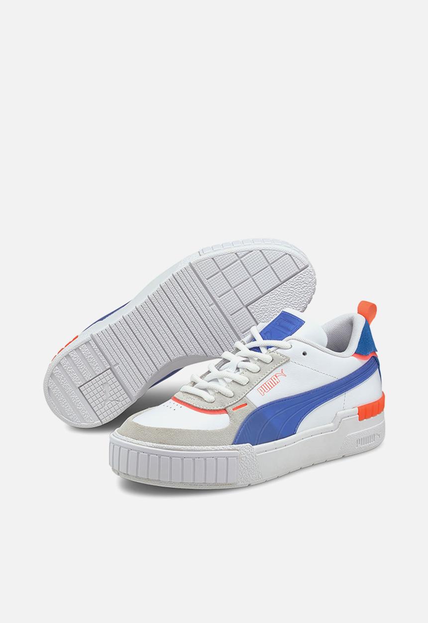 PUMA - Cali sport pop - white-bluemazing-lava blast