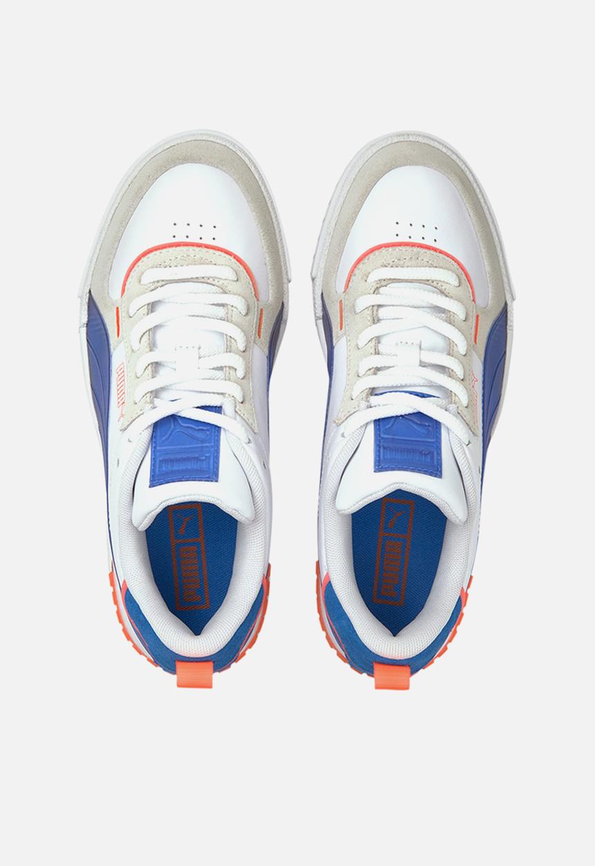 PUMA - Cali sport pop - white-bluemazing-lava blast
