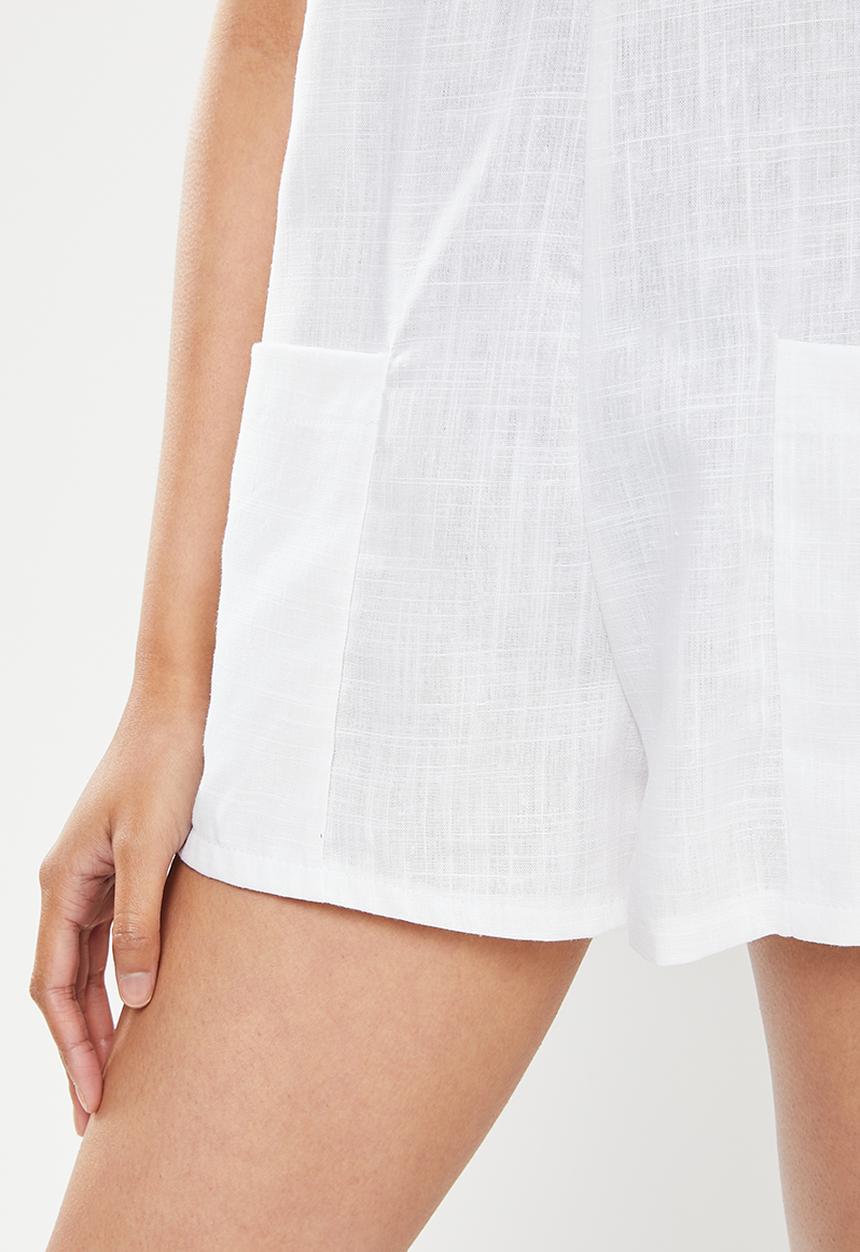 O'Neill - Sydney jumpsuit cover up - white