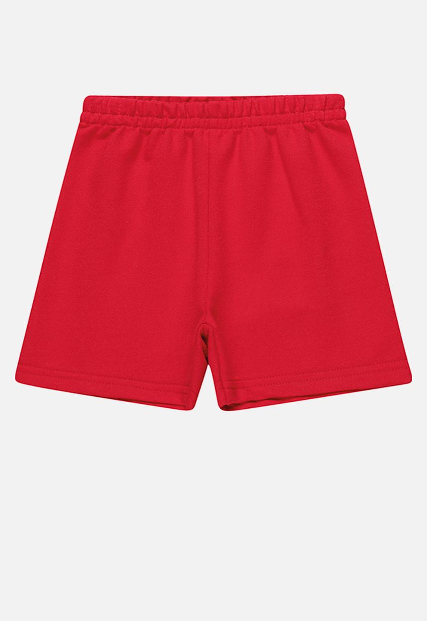 Bee Loop - Baby boys dino tee & shorts set - off white & red