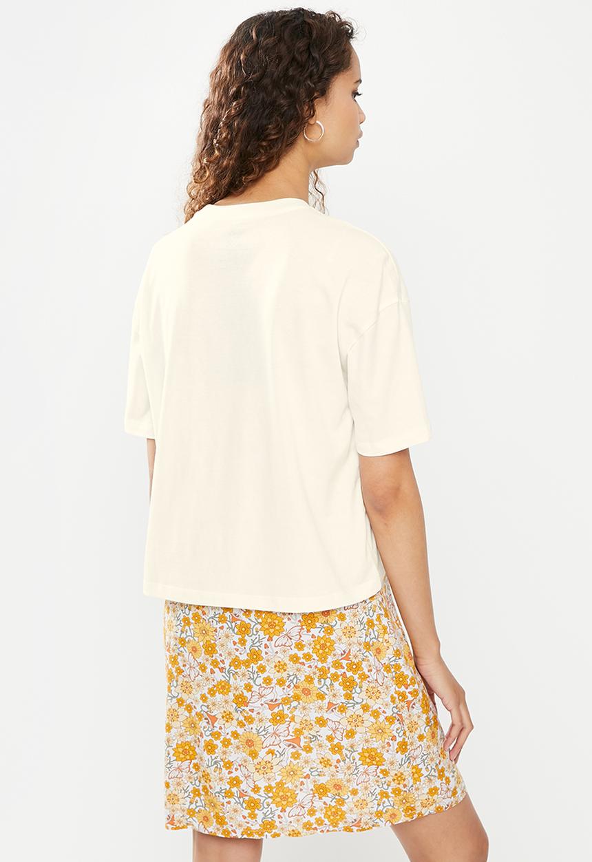 Vans - Trippy garden tee - marshmallow