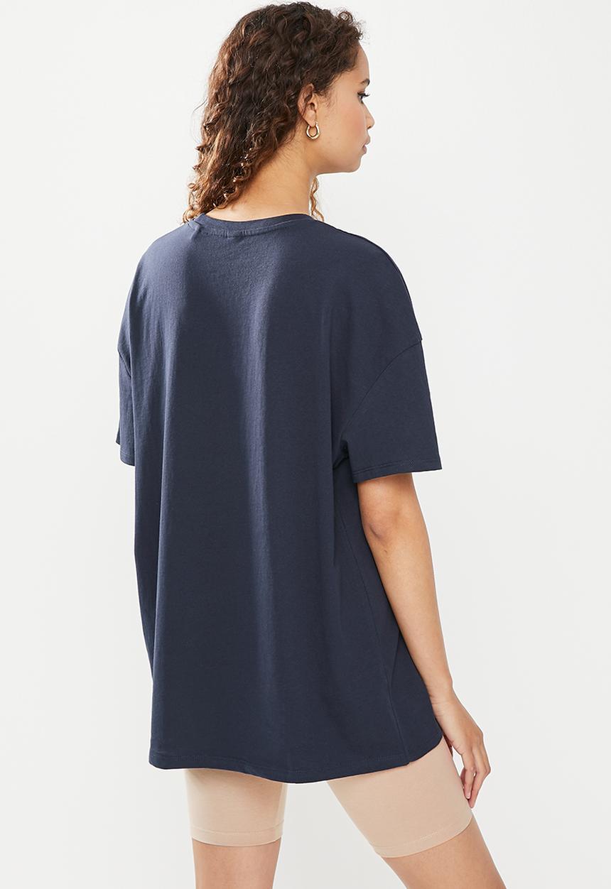 Factorie - Original relaxed graphic tee - navy