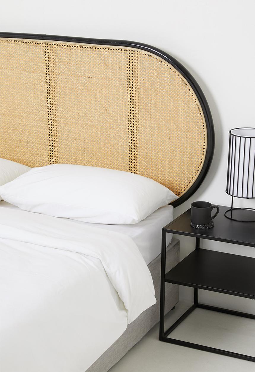 Sixth Floor - Abelia rattan headboard - neutral 