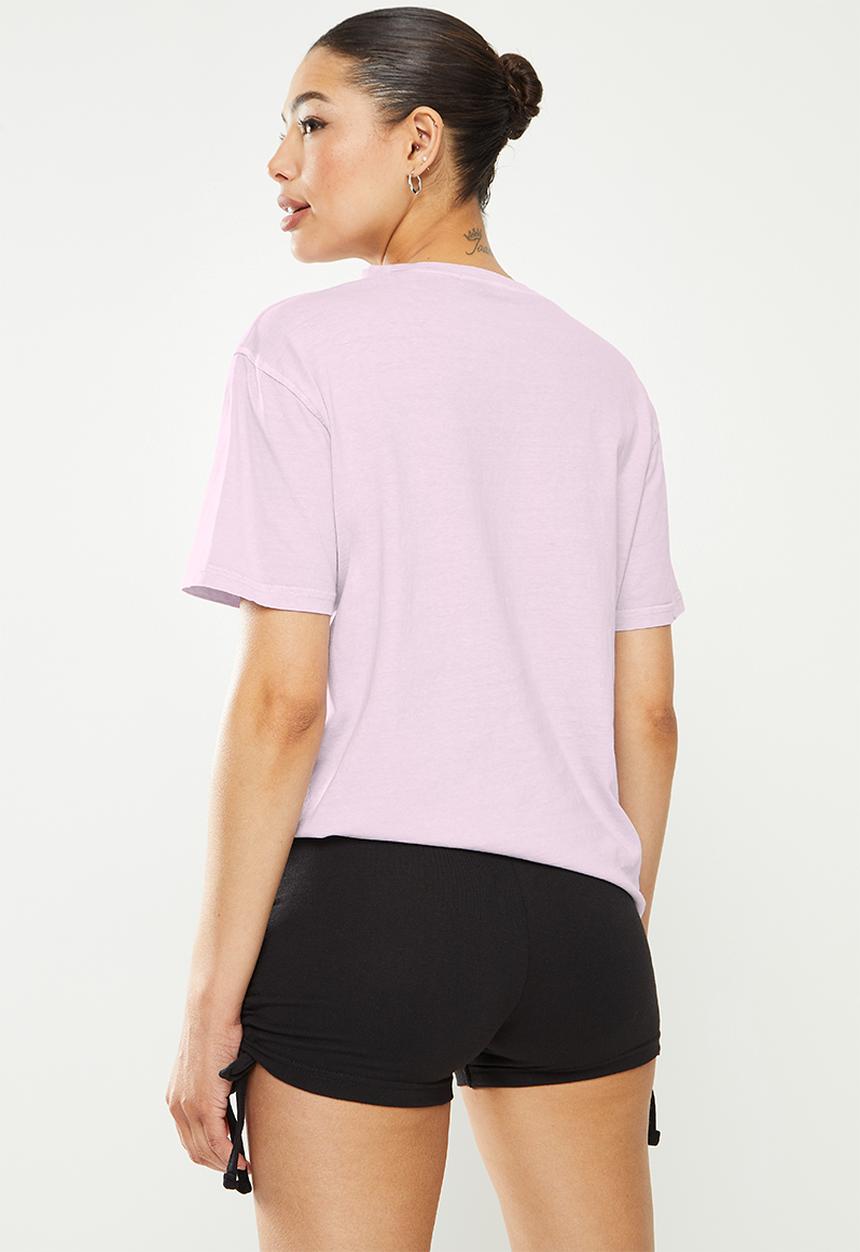 Missguided - Wash basic T-shirt - lilac