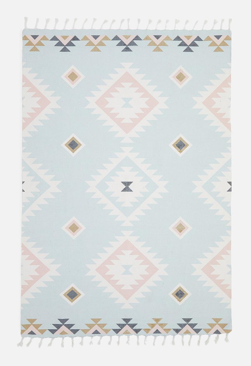 Sixth Floor - Ava printed geo rug - multi