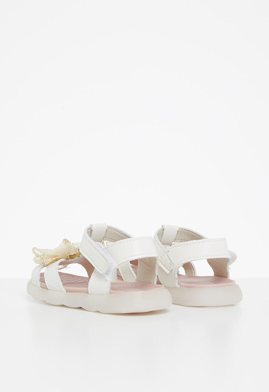 Pop Candy - Girls bow sandal - cream