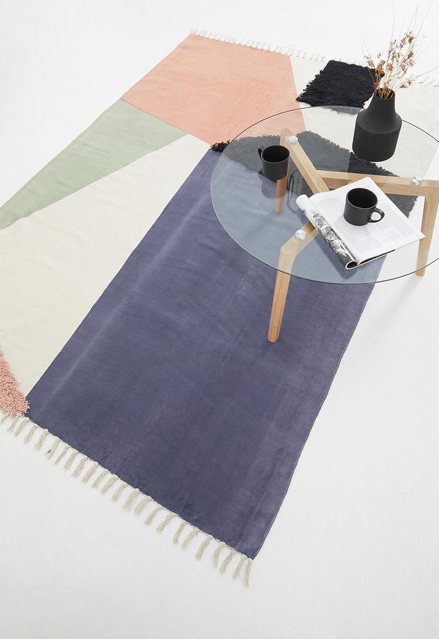 Sixth Floor - Rays overtufted cotton rug - multi