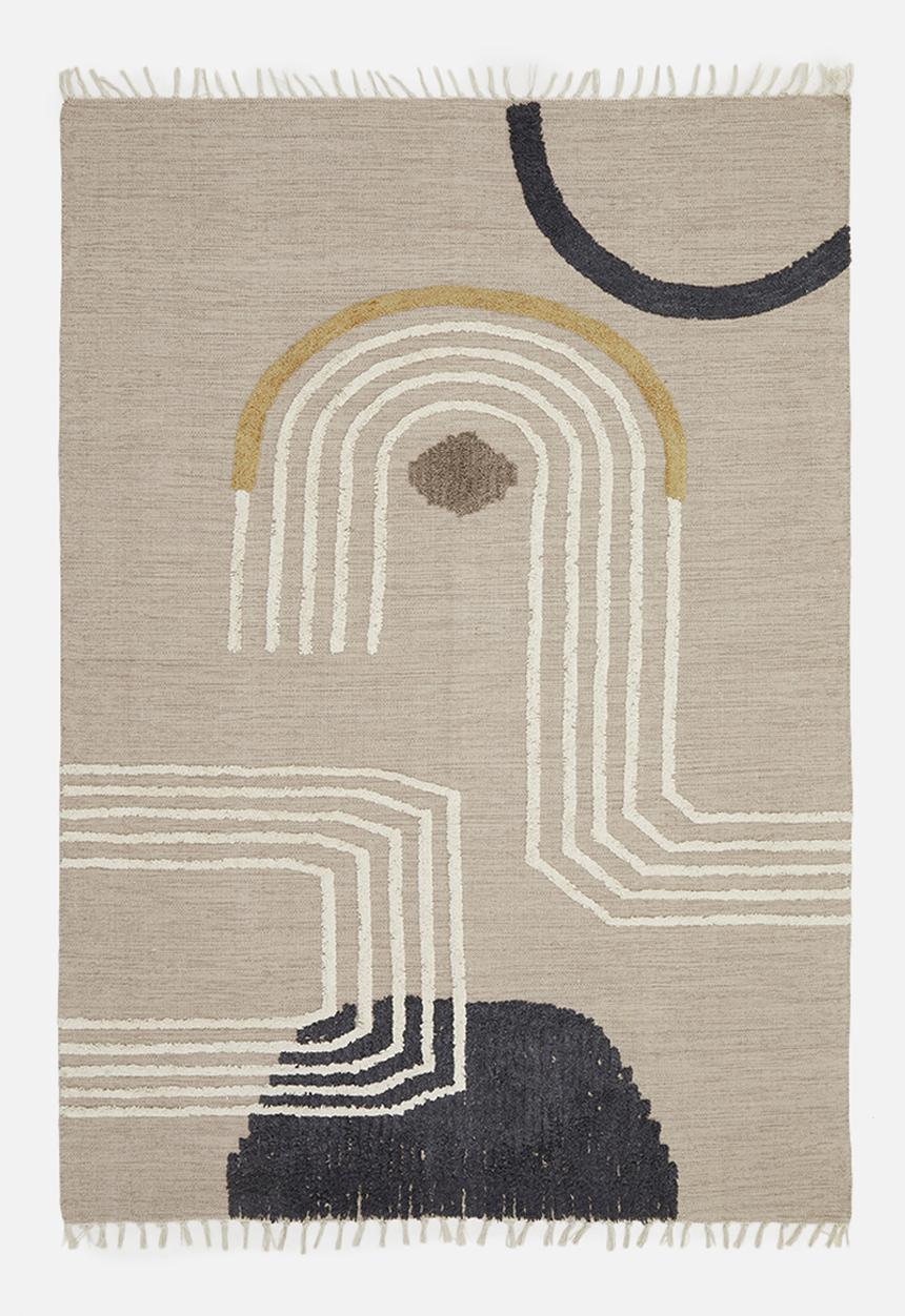 Sixth Floor - Trails overtufted cotton rug - multi