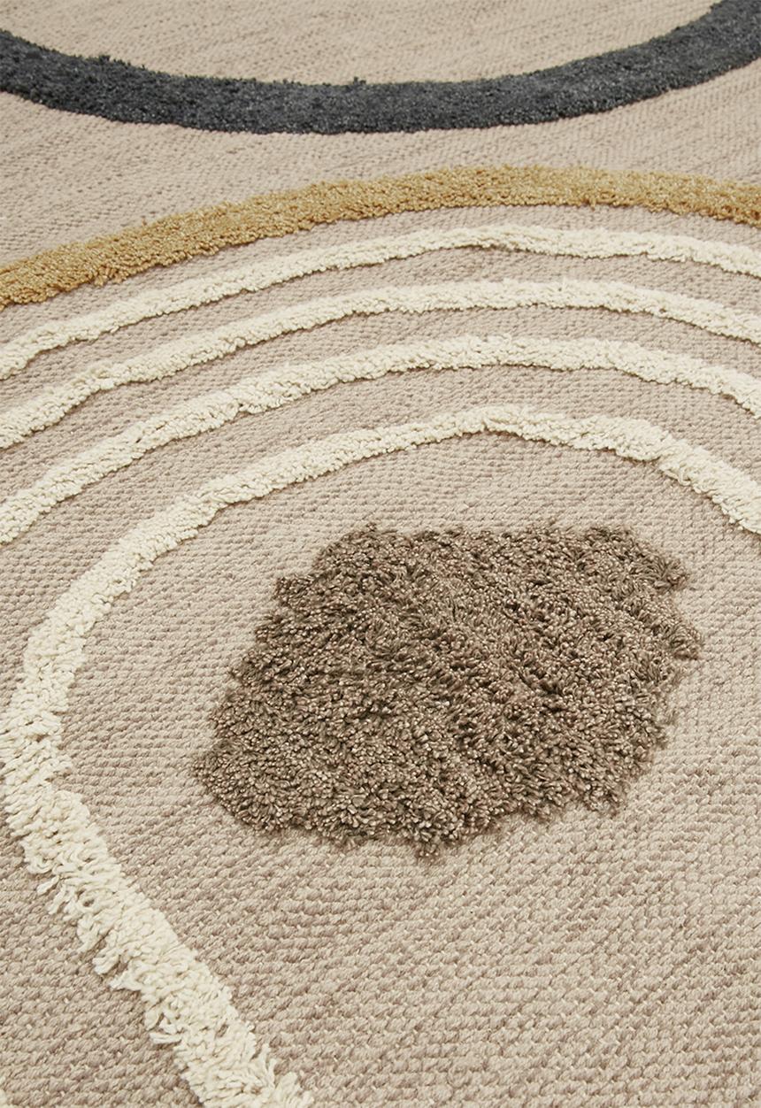 Sixth Floor - Trails overtufted cotton rug - multi