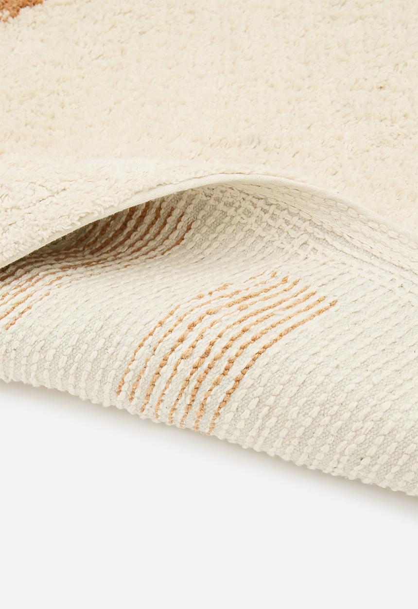 Sixth Floor - Shapes tufted rug - rust