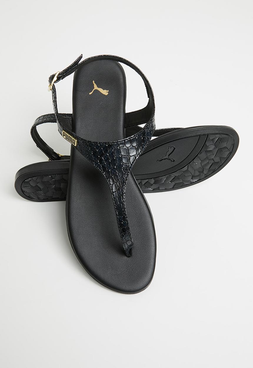 PUMA - Stylecat sleek snake wns - puma black-gold