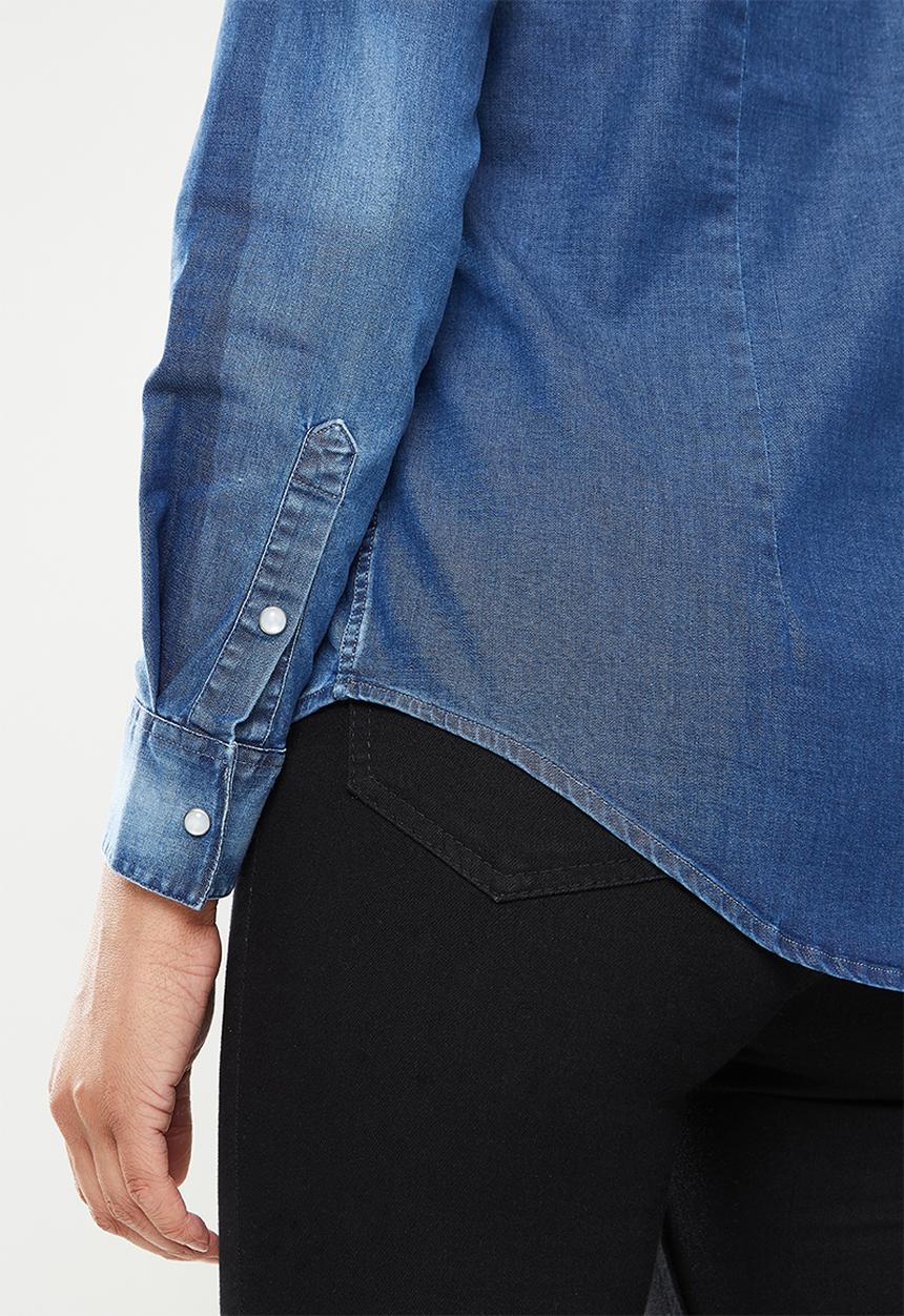 POLO - Robyn western shirt - dark wash