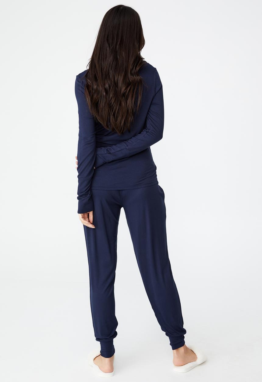 Cotton On - Sleep recovery maternity pant - midnight sky