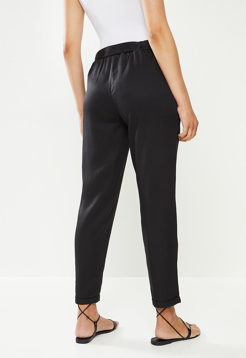 POLO - Erica tencel pant - black