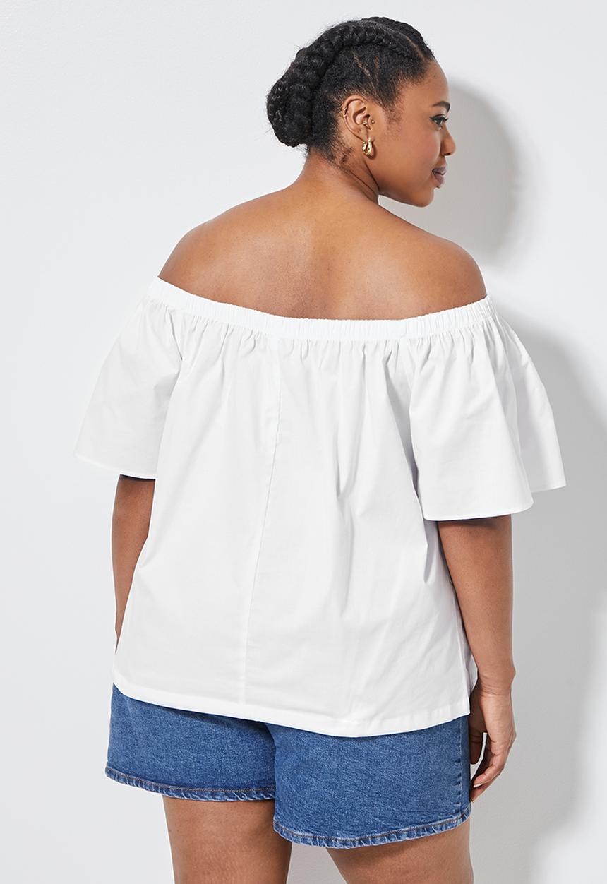 Superbalist - Off the shoulder blouse - white