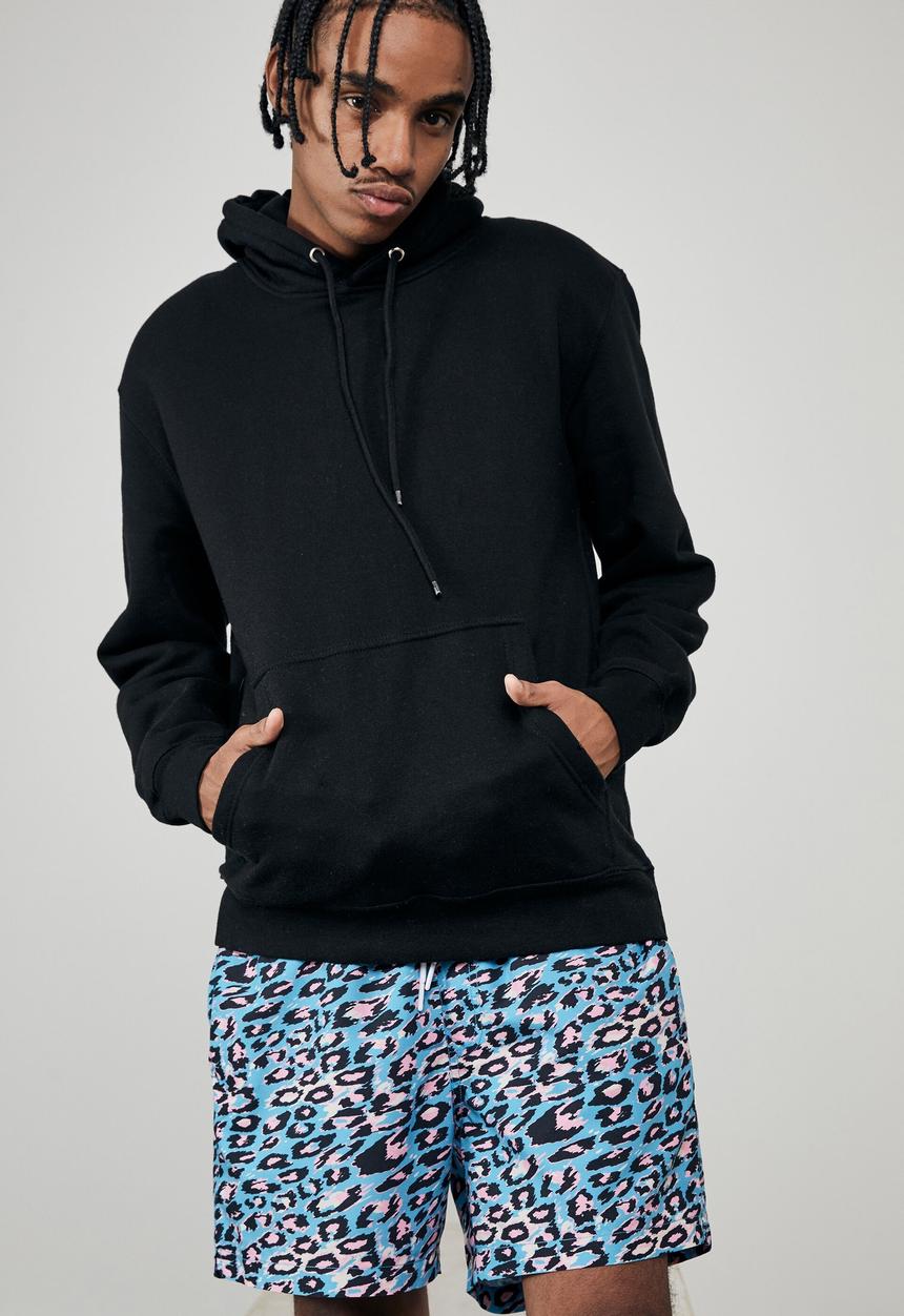Factorie - Resort short - blue electric cheetah