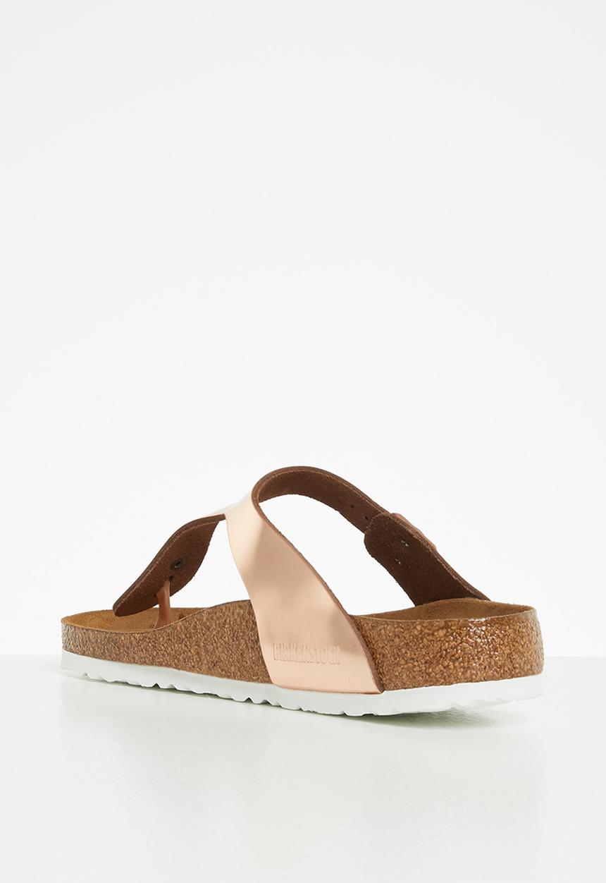 Birkenstock - Gizeh bs leather regular - metallic copper