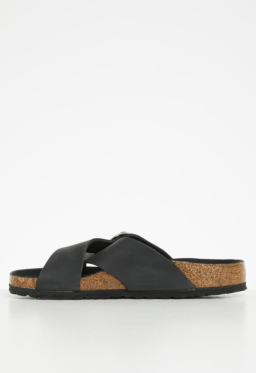 Birkenstock - Siena big buckle oiled leather regular - black
