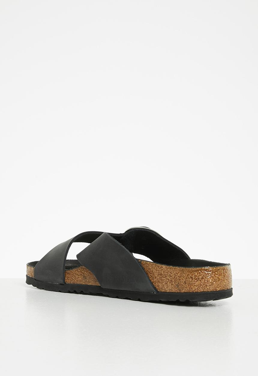 Birkenstock - Siena big buckle oiled leather regular - black