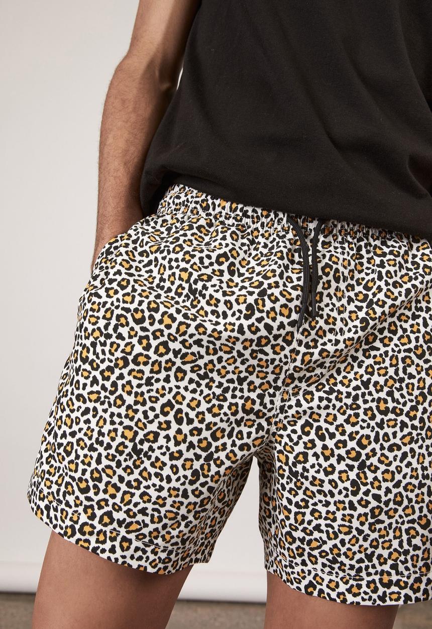 Factorie - Resort short - cheetah pop