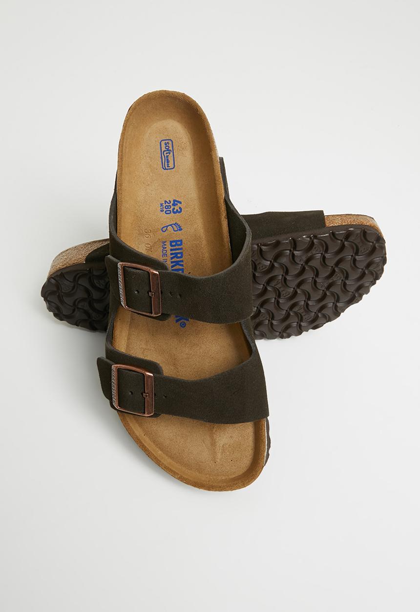 Birkenstock - Arizona suede soft footbed - mocca