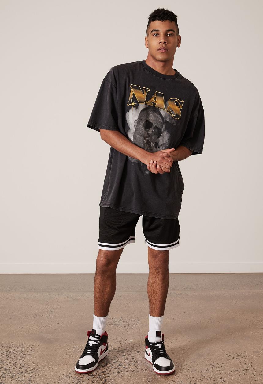 Factorie - Basketball short - black