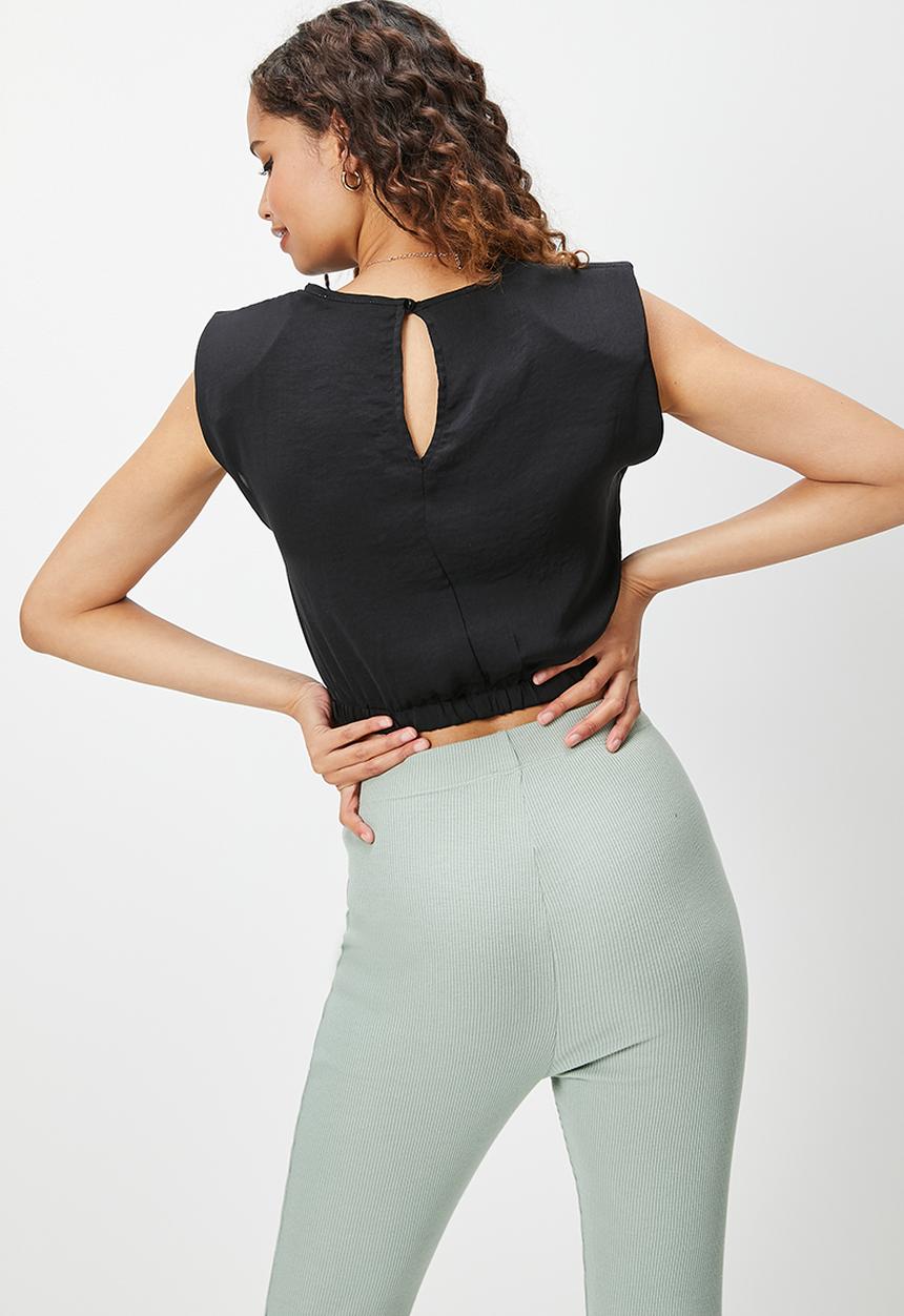 Blake - Muscle top - black 