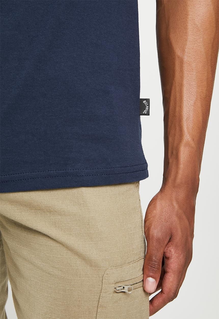 Billabong  - Die cut short sleeve - navy