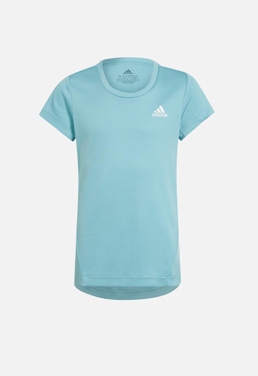 adidas Performance - G a.r. 3s tee - mint ton & white