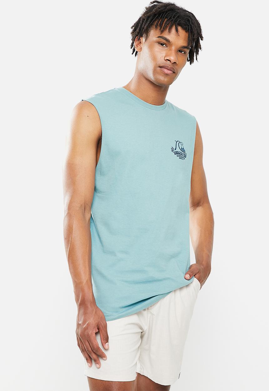 Quiksilver - Dusty trip muscle - light blue 