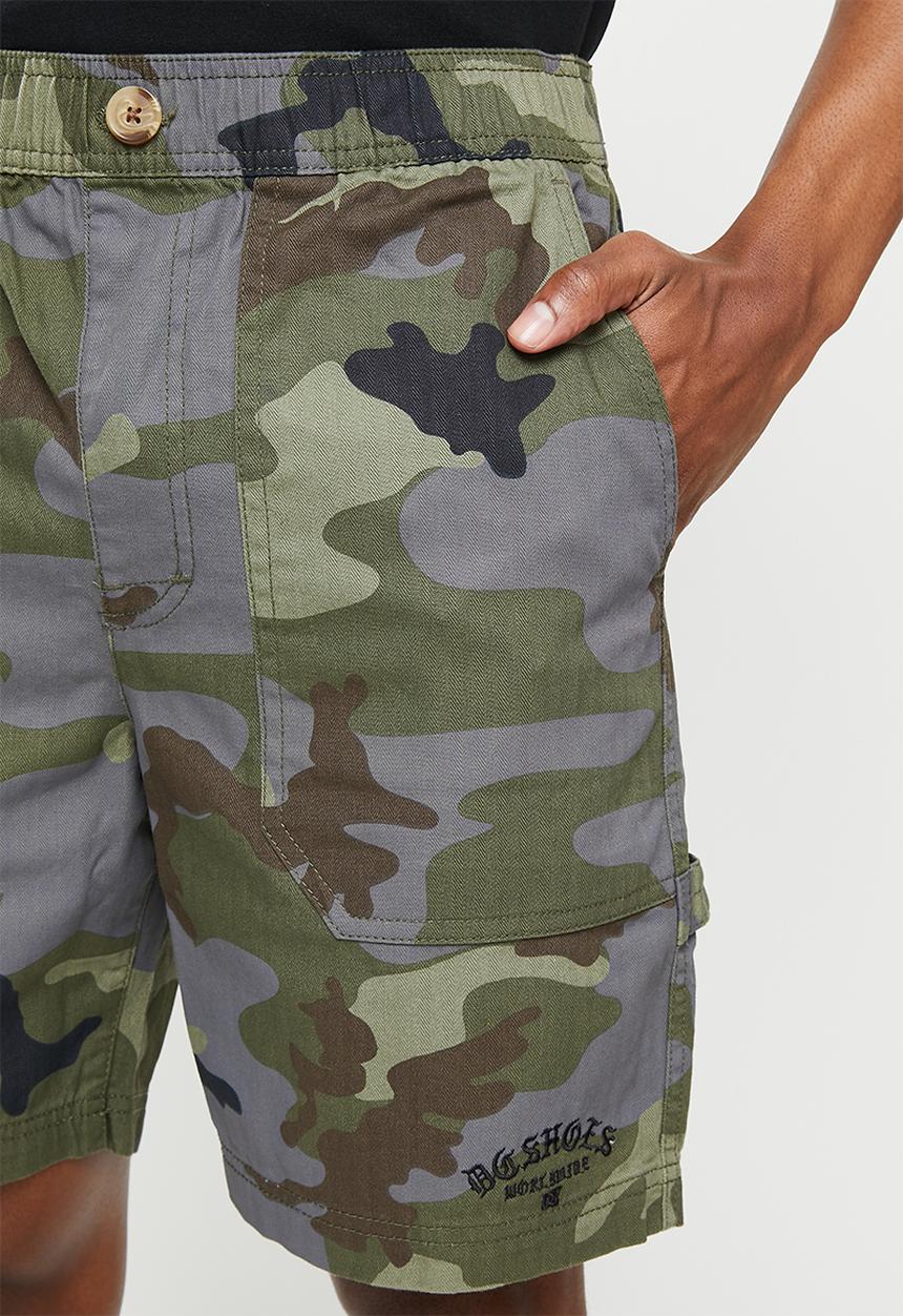 DC - Mechanic short 19 - olive